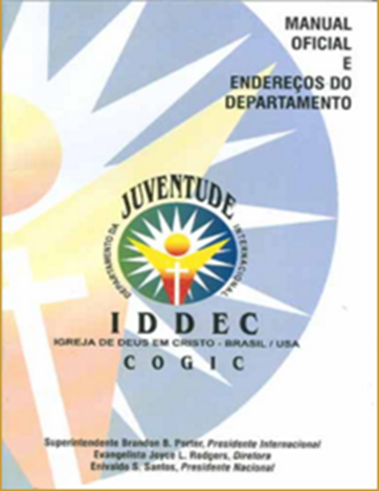 Picture of MANUAL OFICIAL E ENDERECOS DO DEPARTMENTO JUVENTUDE IFREJA DE DEUS EM CRISTO P BRASIL / USA